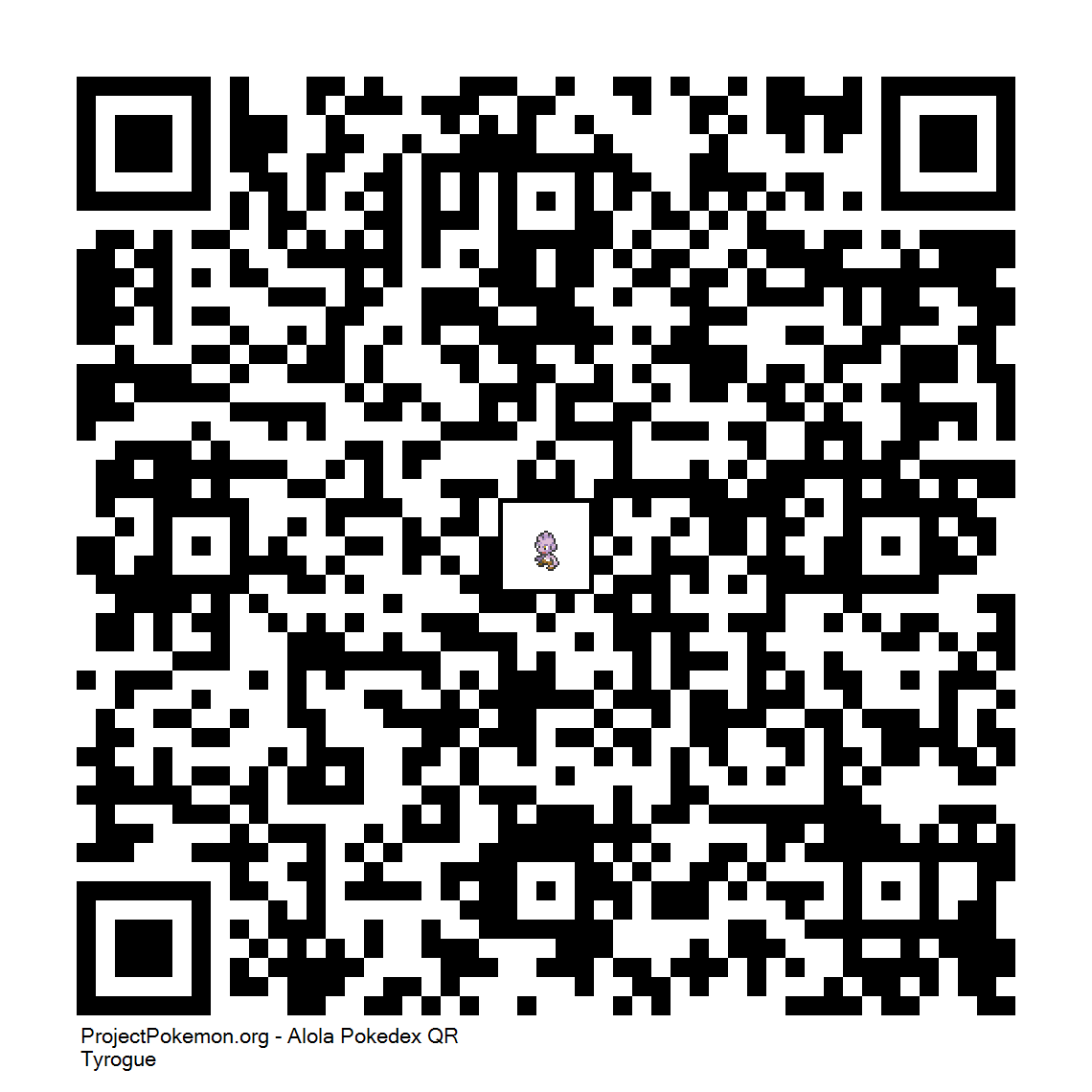 Cdigo QR de Tyrogue